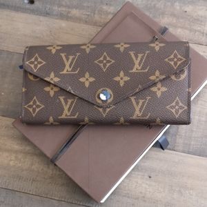 AUTH LOUIS VUITTON Josephine Monogram Wallet